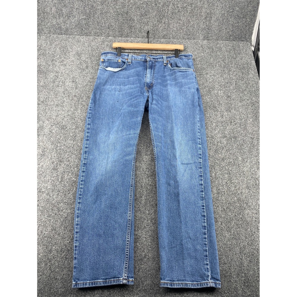 Levis 559 Relaxed Straight Jeans Mens 36x30 Blue Denim Medium Wash Casual Pant